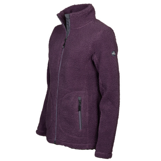 Life line Lorne Sherpa Fleecejas dames paars maat 3XL