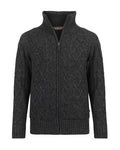 Life line Morgan 2 Morgan knit full zip heren donkergrijs maat XXL