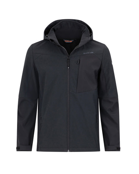 Life line Murray Softshell Jacket heren zwart maat XXL
