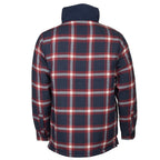 Life line Peter gevoerde flanel vest heren zwart/rood/wit maat XXL