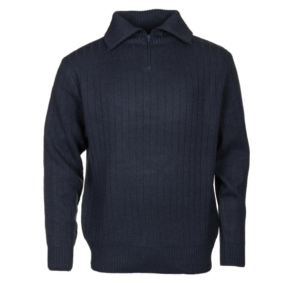 Life line PL Kotterstrui heren knit half zip blauw maat XL