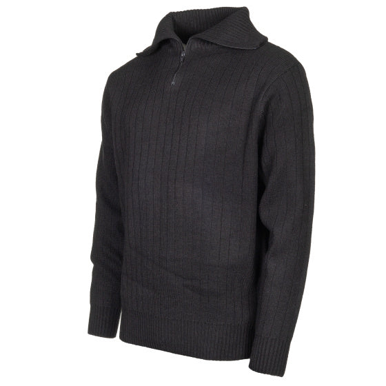 Life line PL Kotterstrui heren knit half zip zwart maat XXL