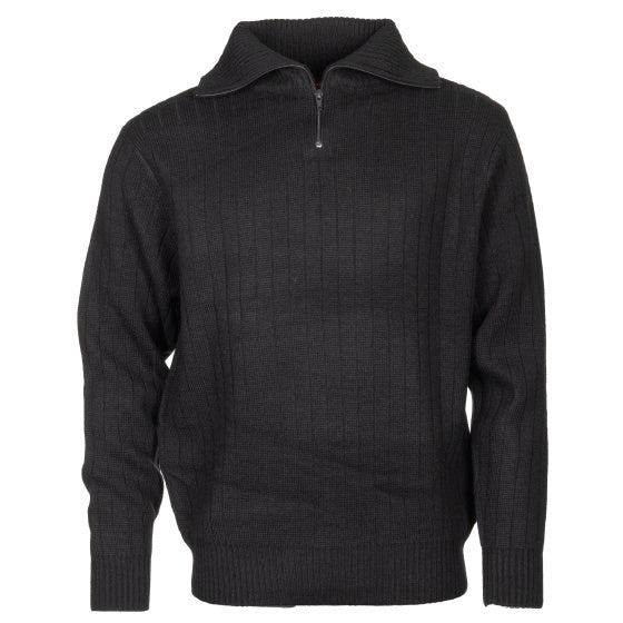 Life line PL Kotterstrui heren knit half zip zwart maat 4XL