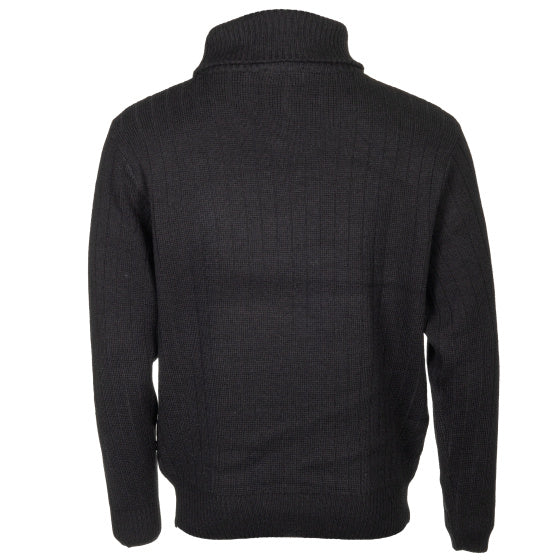 Life line PL Kotterstrui heren knit half zip zwart maat L