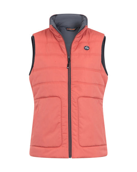 Life line Tully Fake Down bodywarmer dames rood maat M