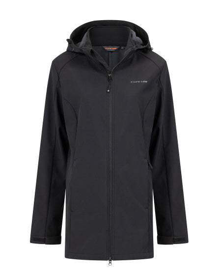 Life line Wellington Softshell Parka dames zwart maat L