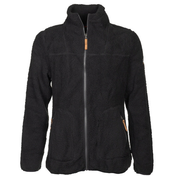 Life line Wendy fleecevest dames zwart maat 3XL