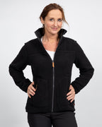 Life line Wendy fleecevest dames zwart maat 3XL