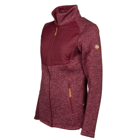 Life line Willemijn fleecevest dames bordeaux maat XXL