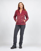 Life line Willemijn fleecevest dames bordeaux maat XXL