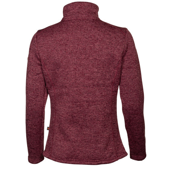 Life line Willemijn fleecevest dames bordeaux maat 3XL