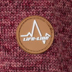 Life line Willemijn fleecevest dames bordeaux maat 3XL