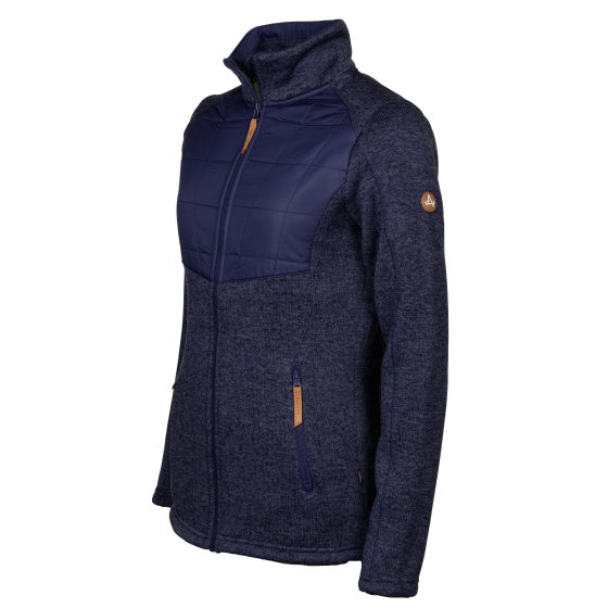 Life line Willemijn fleecevest dames donkerblauw maat M