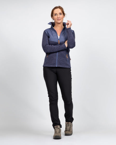 Life line Willemijn fleecevest dames donkerblauw maat XL