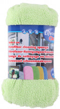 schoonmaakspons 18 x 8 x 4 cm microvezel groen