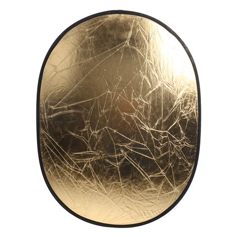 Linkstar reflectiescherm 2 in 1 r-90120gs goud zilver 90x120 cm