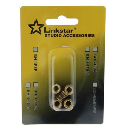 Linkstar Spigot Verloopnippel BH-S4F8M-5 1/4" Female 3/8" Male 5 St.
