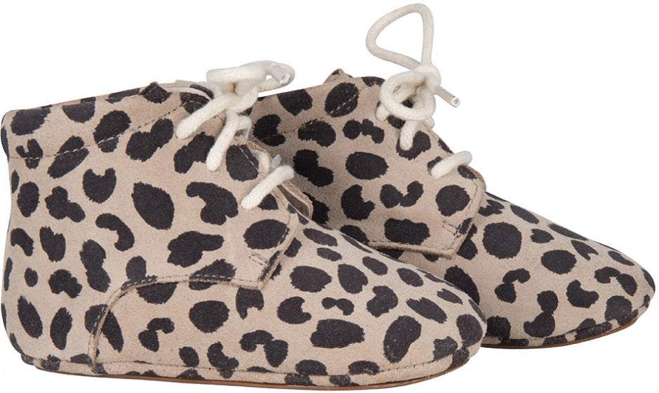 babyschoenen High Top Leopard taupe maat 19