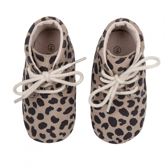babyschoenen High Top Leopard taupe maat 23