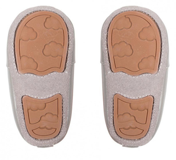 babyschoenen High Top meisjes leer grijs maat 19