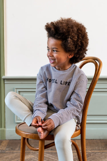 broek junior katoen groen maat 80
