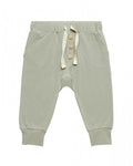 broek junior katoen groen maat 80