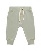 broek junior katoen groen maat 80
