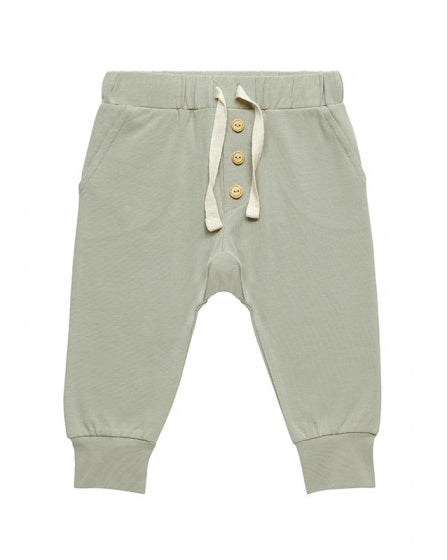 broek junior katoen groen maat 98