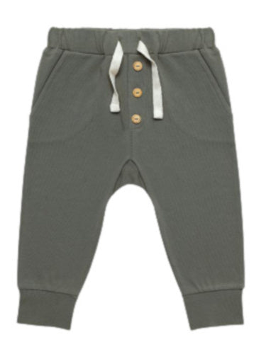broek katoen junior groen mt 6-9 maanden