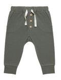 broek katoen junior groen mt 9-12 maanden