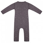jumpsuit Dots junior katoen grijs/wit maat 80