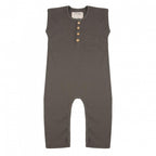 Little indians Jumpsuit geribbeld meisjes katoen groen maat 3-4 jaar