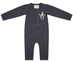 Little indians Jumpsuit Party Animal junior katoen grijs mt 92