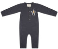 jumpsuit Party Animal junior katoen grijs mt 86