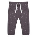 legging Dots junior katoen grijs/wit maat 74