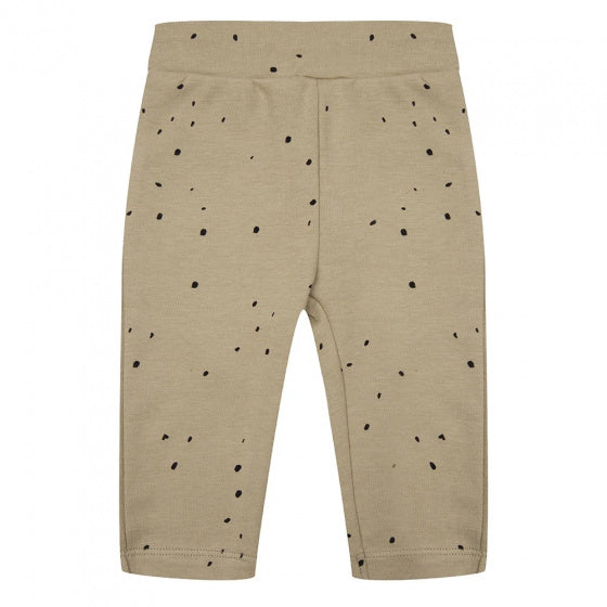 legging Dots junior katoen groen/zwart maat 62