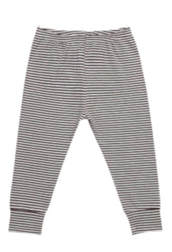 legging junior katoen bruin/wit mt 2-3 jaar
