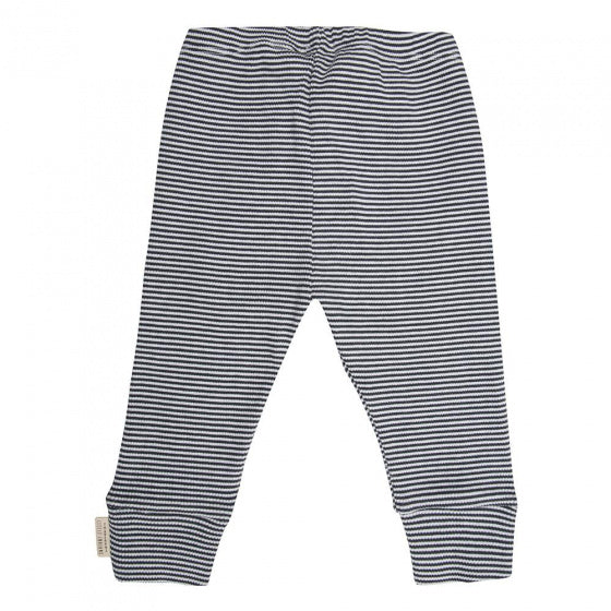 legging Stripes junior katoen zwart/wit maat 56
