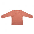 longsleeve Canyon Clay junior terracotta groen maat 74