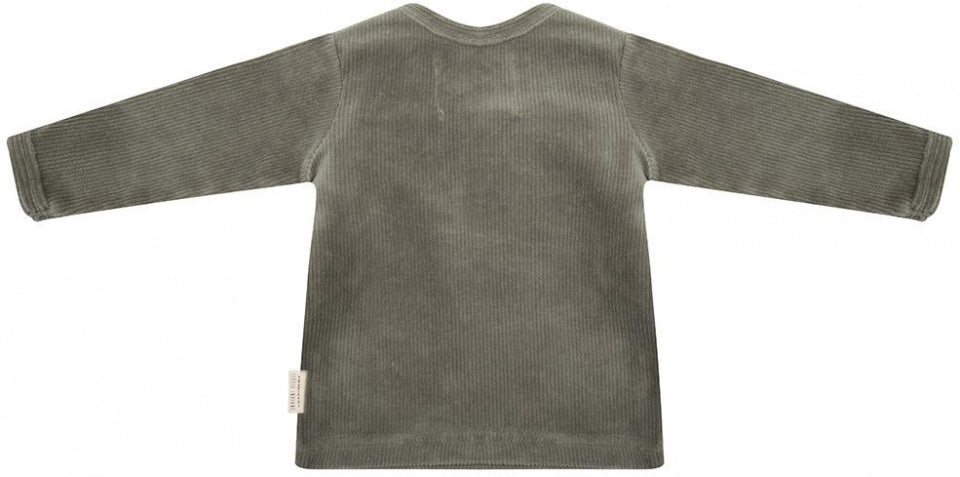longsleeve Corduroy junior katoen groen mt 62