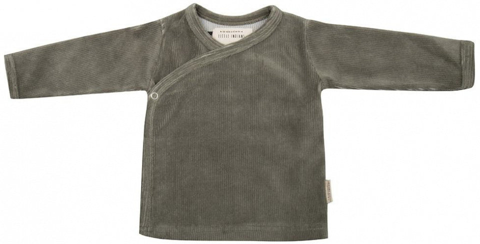longsleeve Corduroy junior katoen groen mt 74