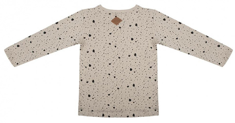 longsleeve Dapple junior katoen beige mt 92