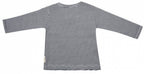 longsleeve Stripes junior katoen zwart/wit mt 62