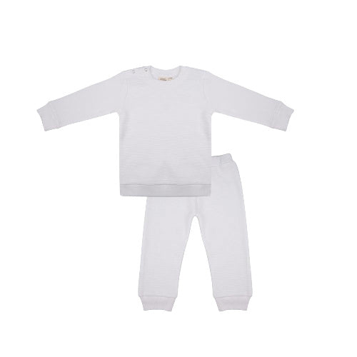 pyjama Cloud Dancer junior katoen wit mt 3-4 jaar