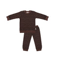 pyjama Leopard junior katoen bruin mt 3-4 jaar