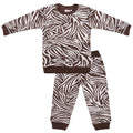 pyjama Zebra katoen wit/zwart mt 12-18 maanden