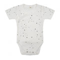 romper Dots junior katoen wit/zwart maat 62