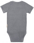romper Stripes junior katoen zwart/wit maat 62