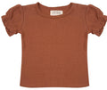 shirt Ruffle meisjes katoen koper maat 116