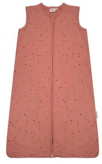 slaapzak Summer Dots 110 cm katoen roze/zwart